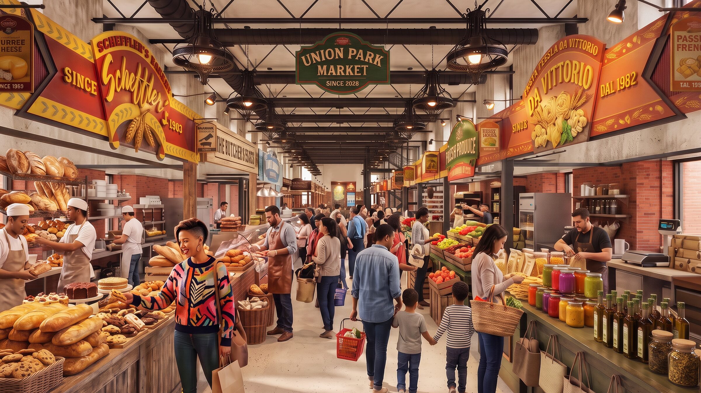 Interior concept rendering of the proposed Union Park Kingston Market